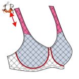 Akciós méretek! - Twin Art merevítős melltartó, fekete