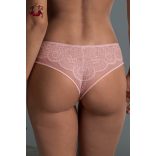 Selma csipkés francia bugyi, fehér