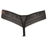 Fleur csipkés tanga, natúr mályva