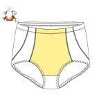 Clara alakformáló alsó (fűzőnadrág), fehér