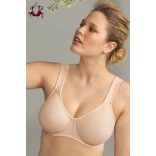 Twin Art merevítős melltartó, black grey