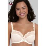 Colette merevítős csipkés melltartó, fekete