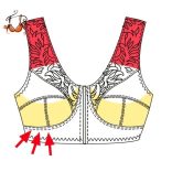 Mylena előlkapcsos melltartó, angyalbőr