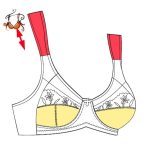 Safina komfort melltartó, fehér