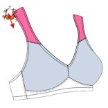 Akciós méretek! - Twin merevítő nélküli komfort melltartó, testszín