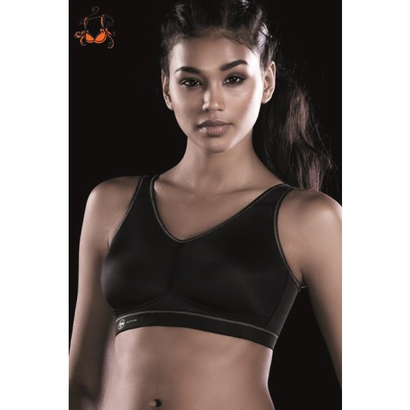 Akciós méretek! - Light & Firm kényelmes sportmelltartó, fekete