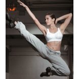 Momentum merevítő nélküli sportmelltartó, desert