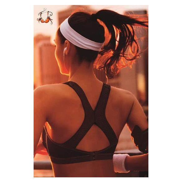 DynamiX Star sportmelltartó, fekete/antracit