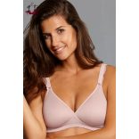 Selma merevítő nélküli melltartó vékony szivacsréteggel, fekete