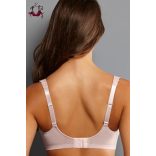 Selma merevítő nélküli melltartó vékony szivacsréteggel, fehér