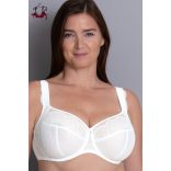 Selma nagyméretű csipke melltartó, fekete