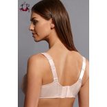 Selma nagyméretű csipke melltartó, fekete