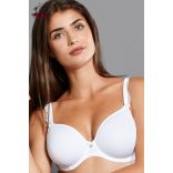 Selma merevítős melltartó vékony szivacsréteggel, fekete