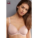 Selma merevítős melltartó vékony szivacsréteggel, rosewood