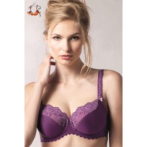 Akciós méretek! - Scarlett csipkés melltartó, purple passion