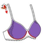 Akciós méretek! - Scarlett szivacsos melltartó, fekete