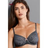 Fleur merevítős melltartó, antracit
