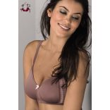 Fleur merevítő nélküli melltartó, fekete