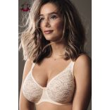 Akciós méretek! - Aurélia merevítős csipke melltartó, fekete