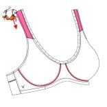 Akciós méretek! - Twin firm merevítős melltartó, fekete