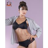 Twin firm merevítős melltartó, fekete