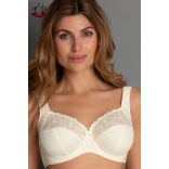 Lucia csipkés, merevítős, tehermentesítő melltartó, light powder