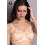 Lucia csipkés tehermentesítő melltartó, light powder