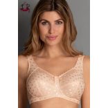 Airita csipkés tehermentesítő melltartó, light powder