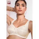Airita csipkés tehermentesítő melltartó, light powder