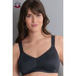 Airita komfort spacer merevítő nélküli melltartó, fekete