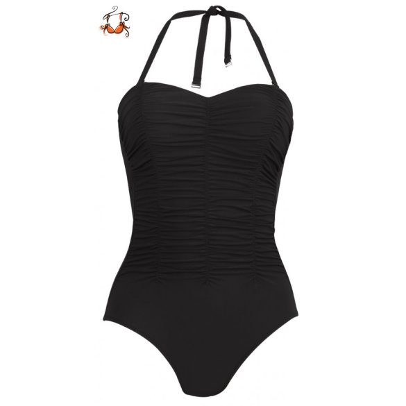 Akciós méretek! - Artemis Butterfly egyrészes fürdőruha, fekete