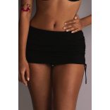 Kim szoknyás bikini alsó, fekete