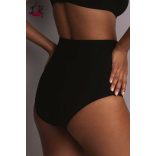 Jil extra magas derekú alakformáló bikini alsó, fekete