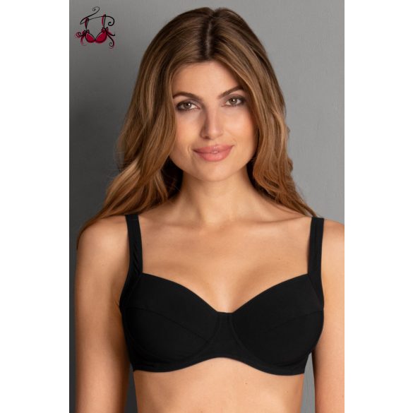 Sibel Island bikini felső, fekete, Anita Rosa Faia