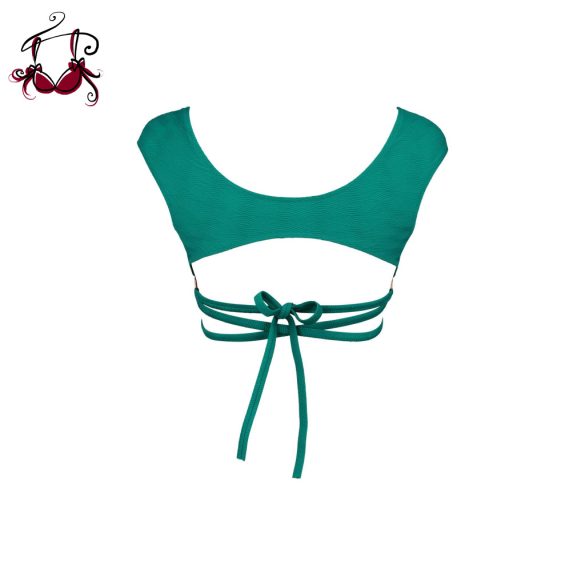 Vroni állítható bikini felső, zöld, Rosa Faia