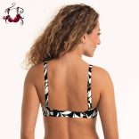 Sara állítható bikini felső, fekete, Rosa Faia
