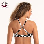Sara állítható bikini felső, fekete, Rosa Faia