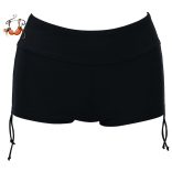 Rövid nadrágos bikini alsó, fekete