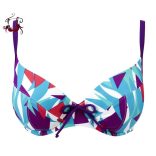 Natalie Balconett bikini felső, kék