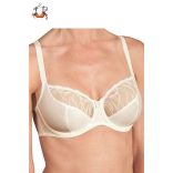 Akciós méretek! - Origin merevítős, csipkés melltartó, vanília