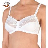 Akciós méretek! - 1-et fizet 2-t kap - Joy merevítő nélküli melltartó, fehér+bézs, 