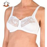 Moments merevítő nélküli melltartó, fehér