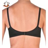 Weftlock merevítő nélküli melltartó, fekete