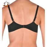 Moments merevítős melltartó, fekete