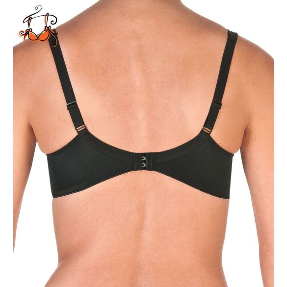 Moments merevítős melltartó, fekete