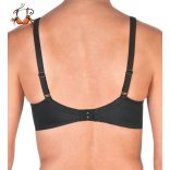 Melina merevítős melltartó, fekete