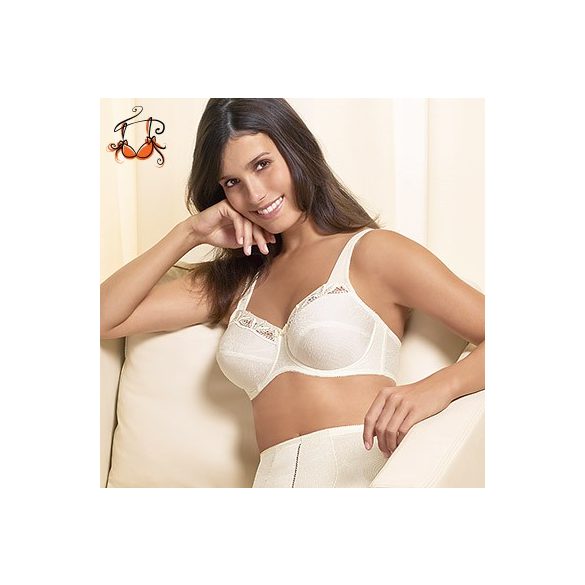 Melina merevítős melltartó, fekete