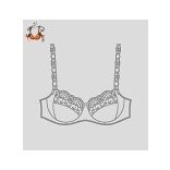 Akciós méretek! - Liberté merevítős melltartó, vanília