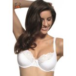 Akciós méretek! - Melody félkosaras melltartó, fehér