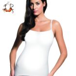 Akciós méretek! - Top beépített melltartóval, fehér